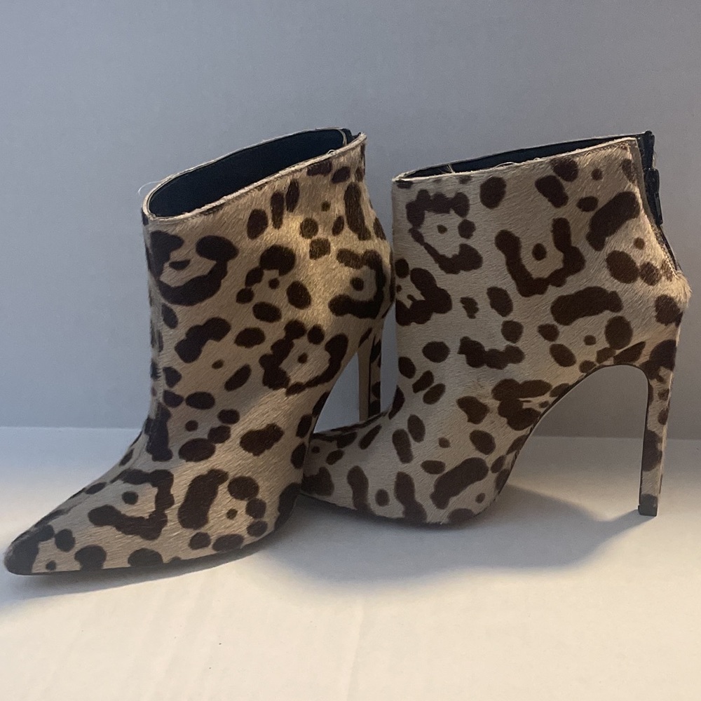The Mode Collective Leopard Stiletto Boots Size 40/9/9.5 US